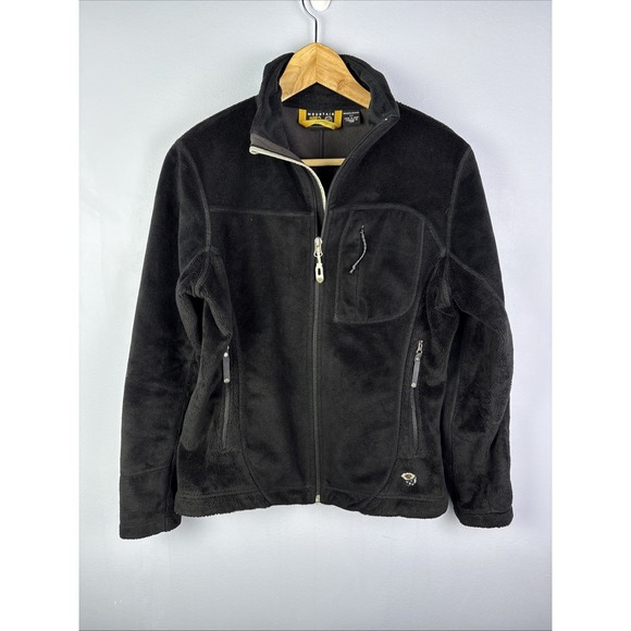 Mountain Hardwear Jackets & Blazers - Mountain Hardware Womens Wind Stopper Jacket Small Black Fleece Outdoor Hiking‎